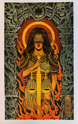 Lamina artistica Justice; 